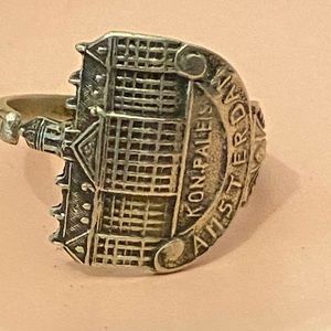 Custom handmade Amsterdam spoon ring size 12 1/4 can be made smaller